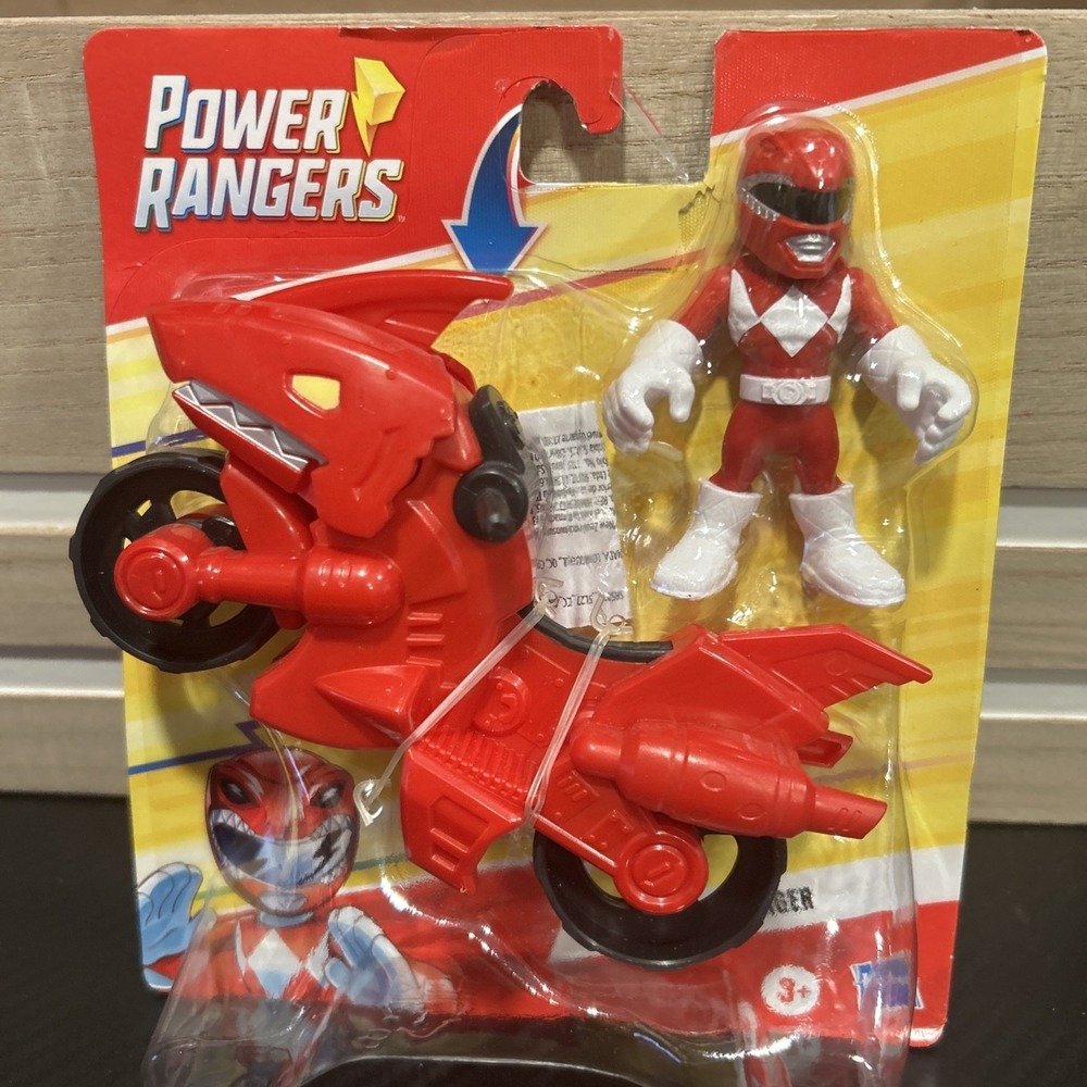 Power‎ Rangers Red Ranger Motorcycle, Hasbro, Playskool Heroes